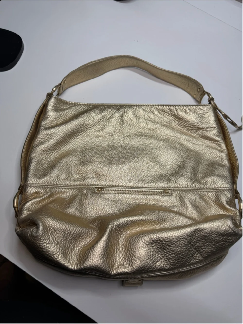 Women's Michael Kors Gold Hobo Bag One Size